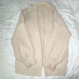 URBAN OUTFITTERS brown / beige cardigan! size small